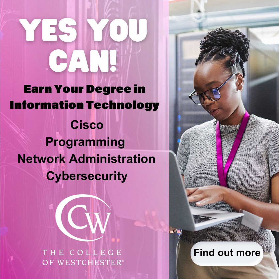TheCofWOnline's tweet image. 🖥️ Captivated by the vast universe of IT? Step into tomorrow with CW's standout IT Program! Delve into the art of coding, harness the power of Cisco systems, and stand guard in the realm of cybersecurity.
Evening classes start next week! 
cw.edu/social 
#CollegeDegree