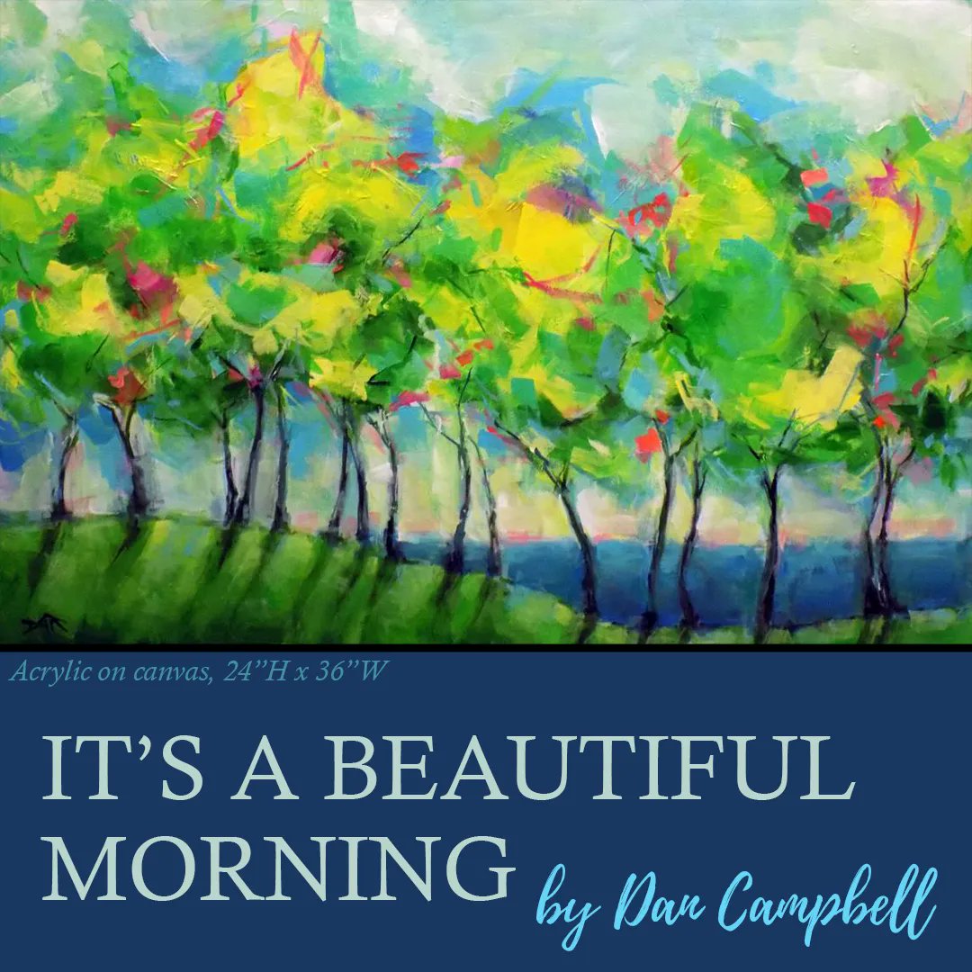 EclipseAtBM's tweet photo. It's always a beautiful morning when Dan Campbell, Contemporary Artist brings by new work! Brighten up your day with a new piece of art.

#EclipseAB #shoplocal #wilmingtonnc #artgallery #painting #acrylic https://t.co/eKpVoCJ7aI