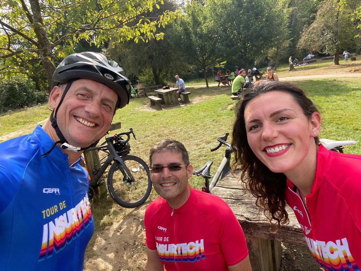 GenasysTech's tweet photo. Another big stage under the belt today- over 100kms from Reading back into London. 

Congratulations to all the riders, and special thanks to Dave Exall for leading the way! 

#TourdeInsurtech https://t.co/kfbdYLyBn4