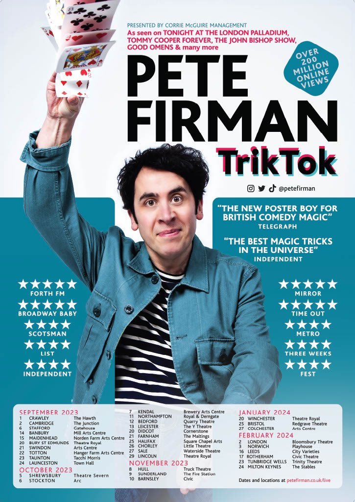 What an amazing night!!

Saw <a href="/petefirman/">Pete Firman</a> at <a href="/nordenfarm/">Norden Farm</a> last night - he's a wizard! Where did that coconut come from? 😳

Highly recommended by me, if you get a chance to see him, please do, you won't be disappointed. 😉

Thank you #PeteFirman for signing my book too!