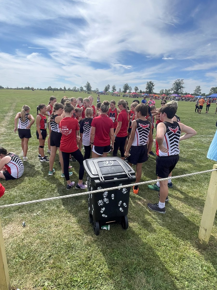 Boys CC just finished. Now the girls are ready to rock and roll! <a href="/MJHS_Goetz/">Misty Goetz</a> <a href="/MJHS_Athletics/">Milford MS Athletics</a> @MjhToddwells