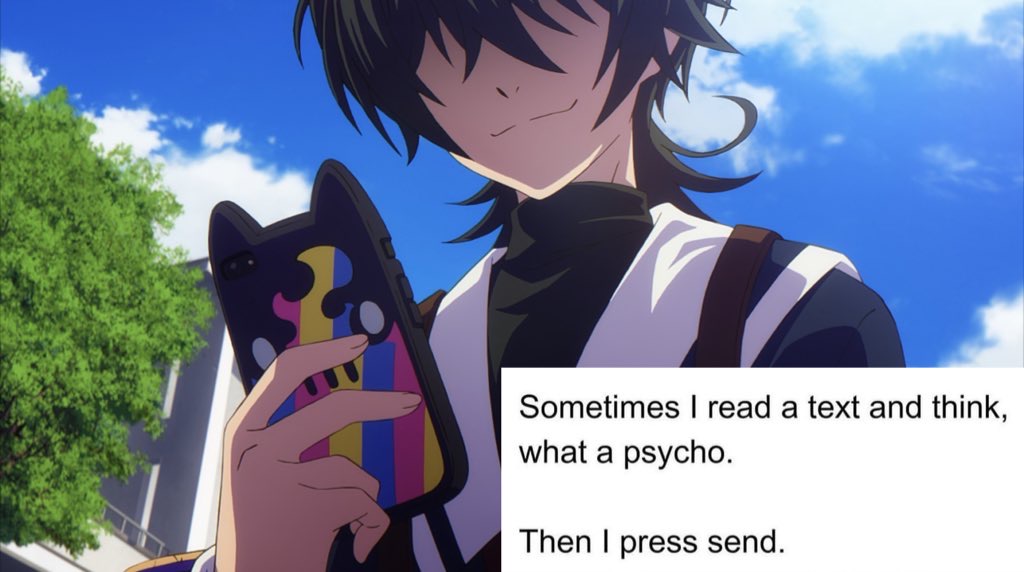 SK8 the infinity texts ~ read pinned tweet tweet media