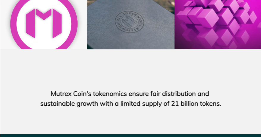 RaviShanka5139's tweet photo. Mutrex Coin's tokenomics ensure fair distribution and sustainable growth with a limited supply of 21 billion tokens.#CryptoTreasure #MUTREX $MTX https://t.co/P9nG2CtYLZ