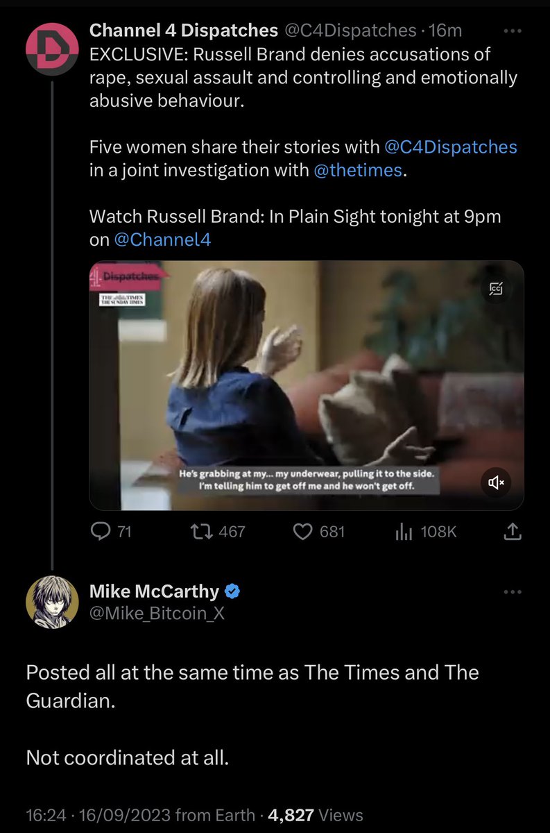 Absolutely incredible reply here from a blue tick, who is struggling a little with the concept of a joint investigation