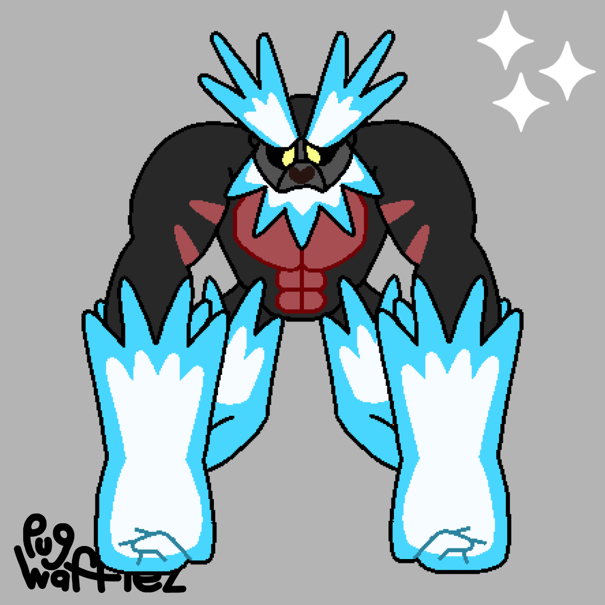 PugWafflez2's tweet photo. Gibburn has evolved!

Immolape (Fire/Fighting)

[ #pokemon #fakemon #PokemonScarletViolet #creaturedesign ] https://t.co/yJHy2Ff4mr