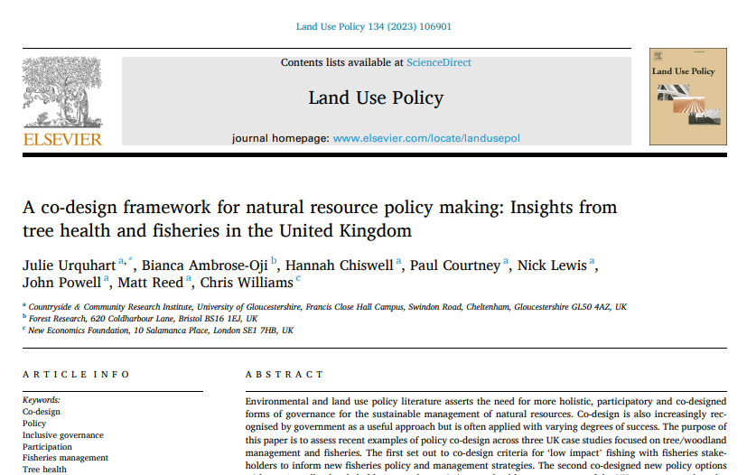FR_SERG's tweet photo. Want to know more about #codesign #coproduction for #naturalresourcepolicy ? Then read our latest paper about research undertaken with our colleagues @CCRI and @NEF about #codesign for #treehealth and #fisheries https://t.co/HjcumEtOVA https://t.co/zqKCxLek3F