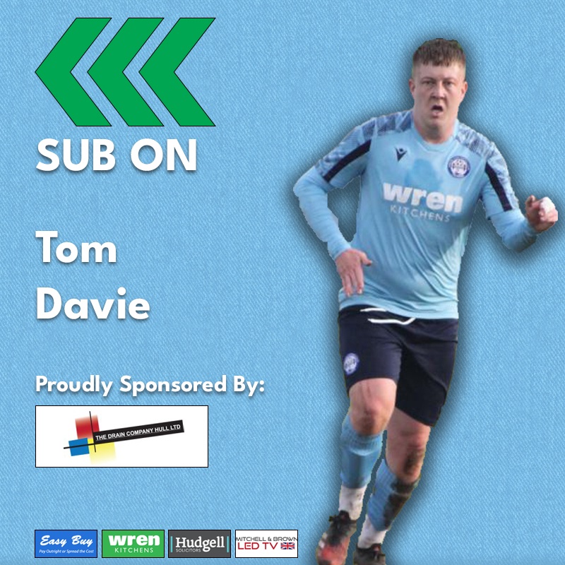 90: Swans sub

OFF: Scott Matthews (sponsored by Mr and Mrs Gregory)

ON: Tom Davie (sponsored by <a href="/TheDrainCoHull/">The Drain Company Hull Ltd</a>)