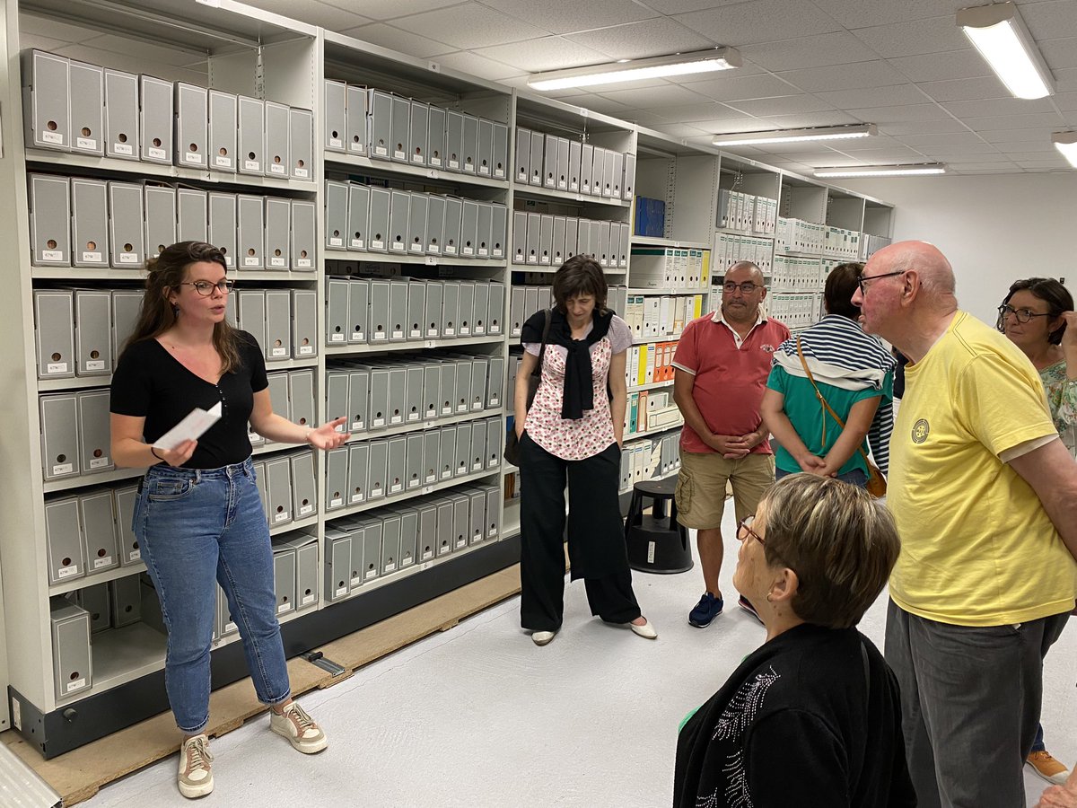 📜 Collecter, classer, conserver… Les archives municipales et communautaires ouvrent leurs portes et ses 2,2 km de documents au public pour les Journées du Patrimoine. 
A découvrir ou redécouvrir !