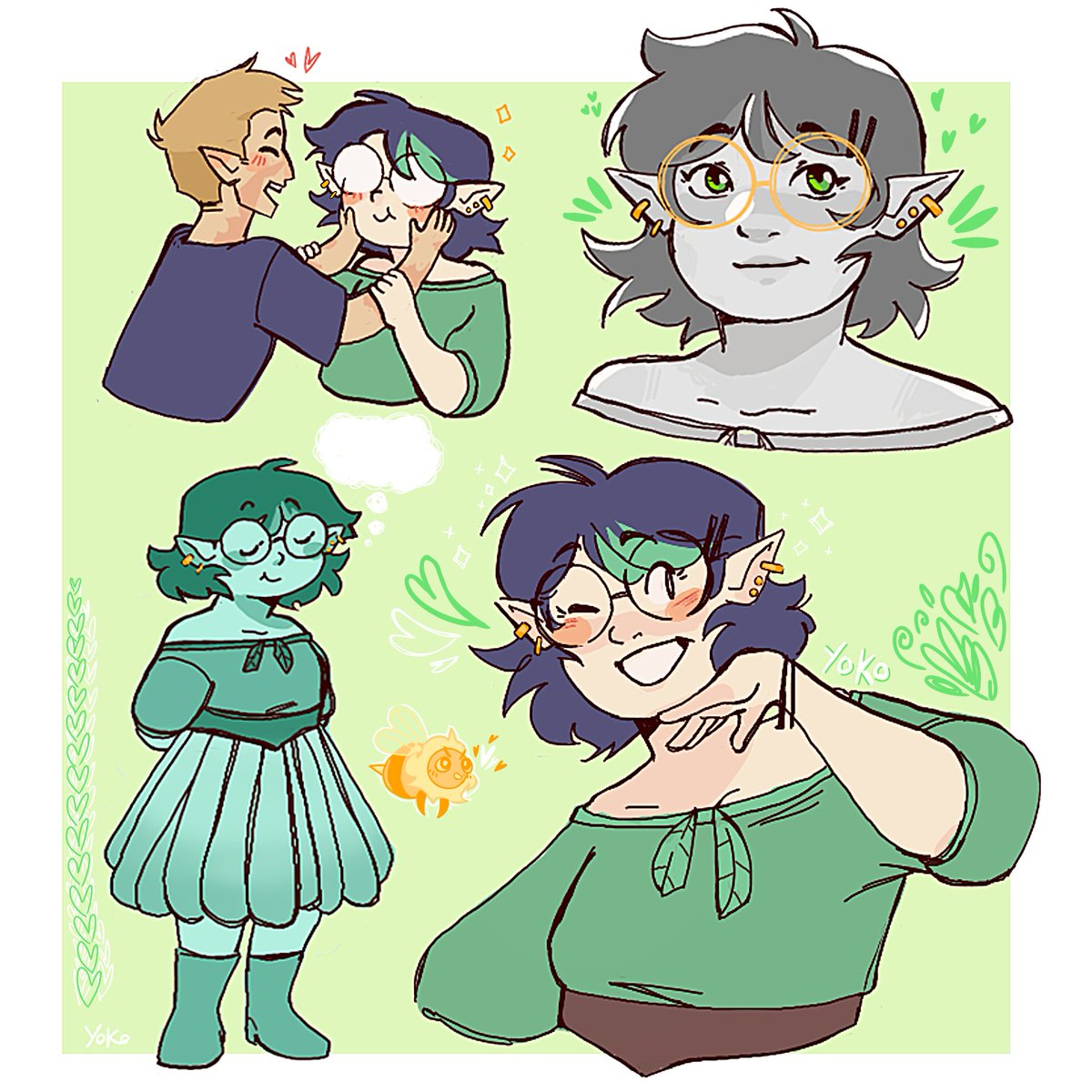 yoko_de_limon's tweet image. In the end I completed some of these drawings 
#willowtoh