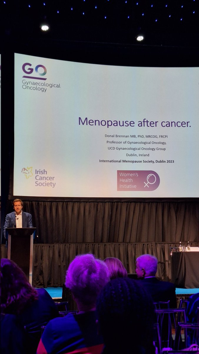 Excellent presentation to end a great day @IntlMenopause and The Irish Menopause Society joint meeting in Dublin.
@donalb5 discussing #Menopause After Cancer and the important ongoing research in @svuh @MaterDublin @thisisgo_ie to improve the quality of life of our patients
