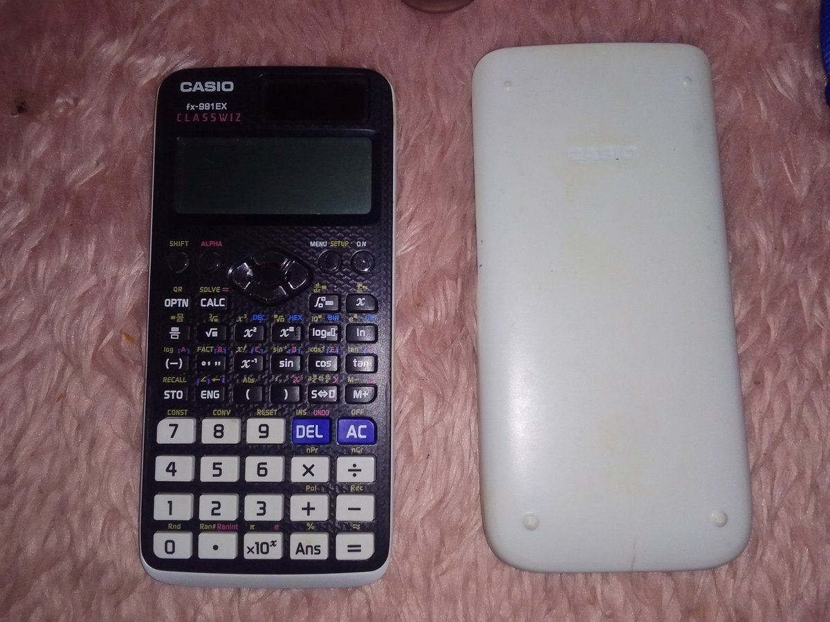 KrazyHan's tweet photo. wts PRE-OWNED ORIGINAL Casio FX-991 EX

Orig Price: 1,399
Selling For: 700
MOP: GCASH/MEET UP/COD
MOD: SHOPEE CHECKOUT/MEET UP https://t.co/ZbkpFvRgry