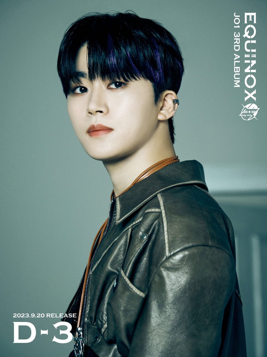 official_jo1's tweet photo. 𝟑𝐑𝐃 𝐀𝐋𝐁𝐔𝐌 < 𝐄𝐐𝐔𝐈𝐍𝐎𝐗 >
2023.9.20 RELEASE

────  ✦  ────
       
     　　   D-3
　
──────────

#JO1 #EQUINOX #Venus
#木全翔也 #KIMATASYOYA https://t.co/gxGwoWOEzl