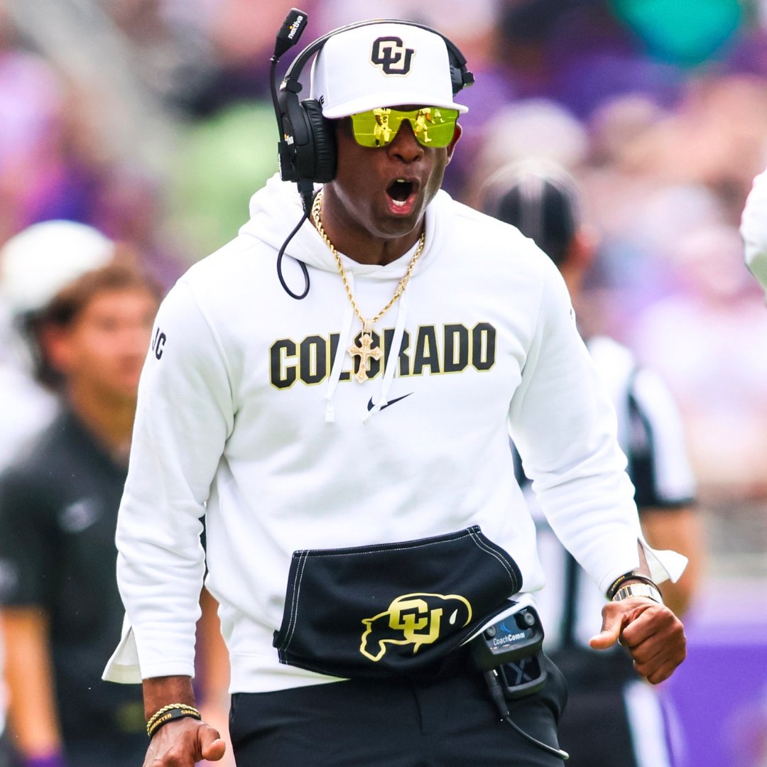 Joe Pompliano on X: Deion Sanders recently launched a line of custom  sunglasses with Blenders Eyewear. So when the Colorado St. head coach  commented on him wearing them during interviews, Sanders took