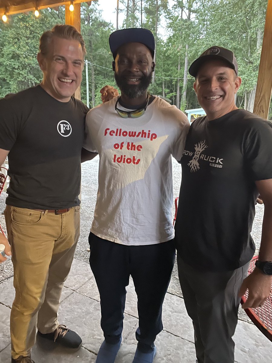 A successful visit with The Nant’an (<a href="/slaughterF3/">john lambert</a>) to <a href="/f3newake1/">F3 - NE Wake</a> for The Deacon. We were inducted by F3 Battery into The Fellowship of the Idiots.
It was a ton of fun and a great event…
<a href="/F3Nation/">F3</a>