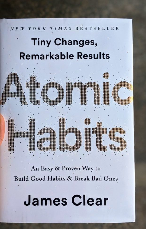 Totally recommend this book for everyone. It's my second time reading it, and there are even more great takeaways.

Which books do you recommend that you have read for the second or third time? 
#lifelonglearner #habitstacking #teacherlife #BookRecommendation