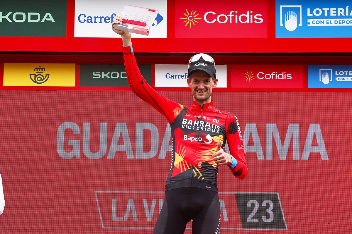 🇪🇸 #LaVuelta23 

🏆 Stage 20 winner <a href="/WoutPoels/">Wout Poels</a> 

#RideAsOne #rideforGino 

📸 <a href="/SprintCycling/">SprintCycling</a>
