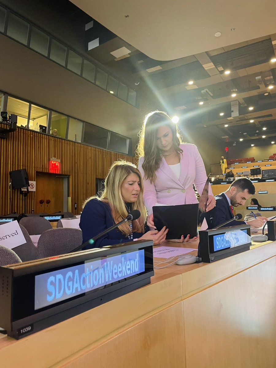 Good afternoon from the United Nations where we are kicking off #SDGActionWeekend. This session will focus on meaningful youth engagement in policy making and decision making processes. 📺 Watch live: media.un.org/en/asset/k1v/k…
