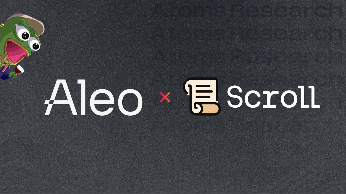 ⚡Zero-cost interaction with two top projects! ⚡

The duo of Scroll and Aleo looks cool, doesn't it?
They've raised almost 🔥400M🔥

Aleo - 298M,  TOKEN CONFIRMED, (Mainnet - Q4 23-Q1 24)
Scroll - 80M, TOKEN CONFIRMED, (Mainnet is almost here)

Get potential airdrops for free🧵