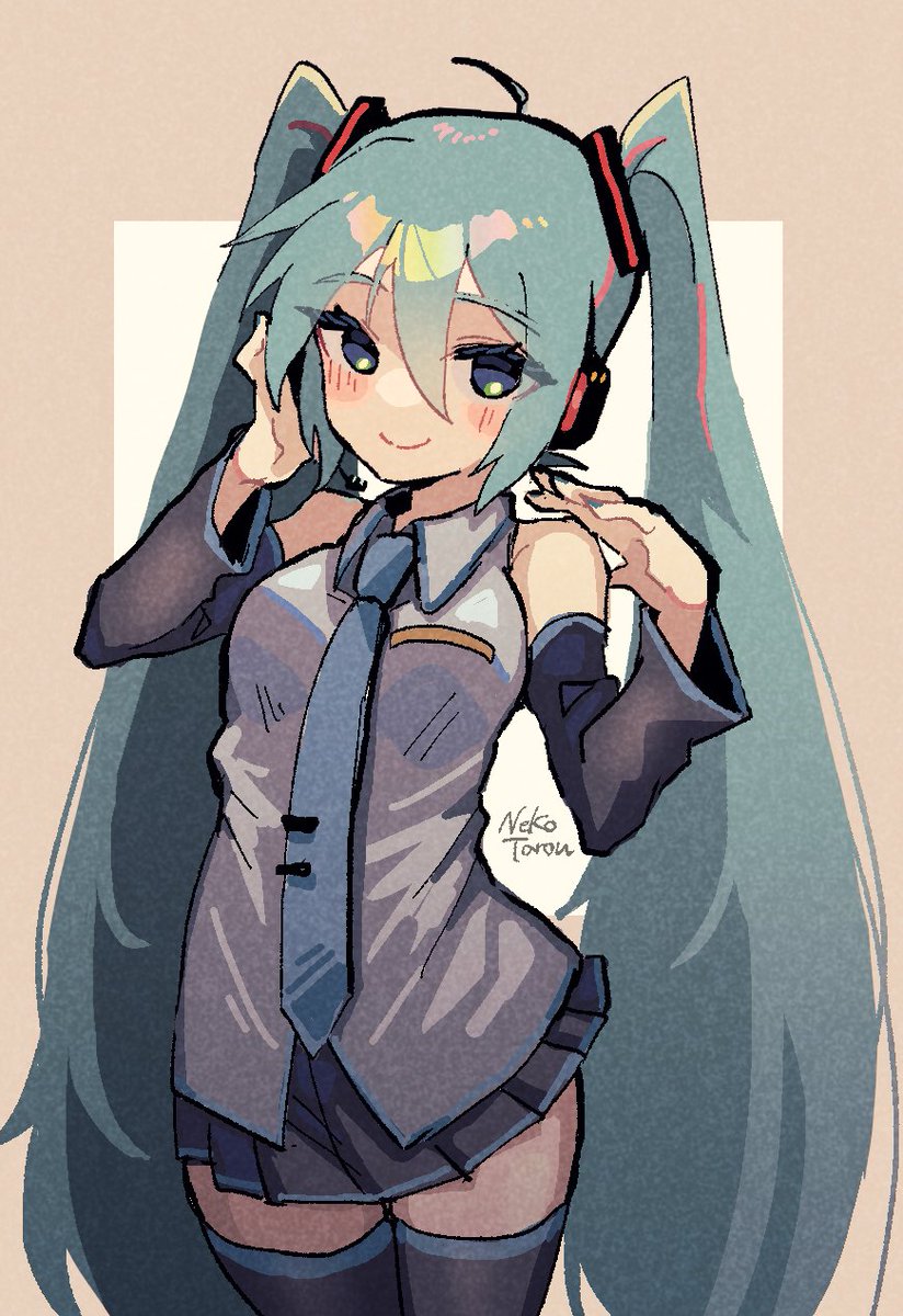 nekotaro_woohoo's tweet image. ＃初音ミク