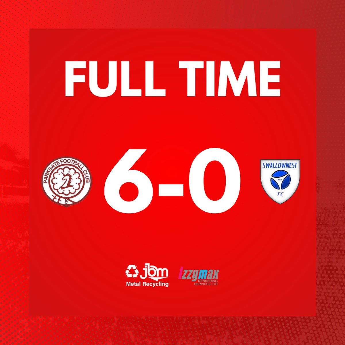 What a win! The Steelmen ease to victory against local opposition.

⚽️ Goals - Potts, Tahar, Williamson, Haslam, Valladolid-Collins x2

🔴 6-0 🔵 [FT] #steelmen
