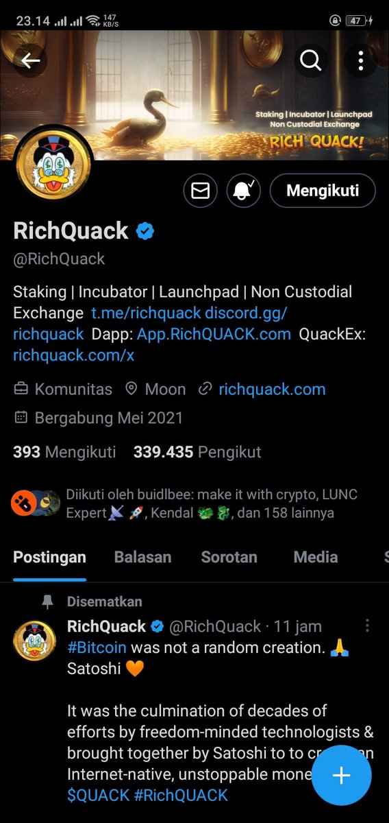 MauNyaWinner's tweet photo. @Bang_Garr @RichQuack done, bismillah https://t.co/Gdwg1kIqrs