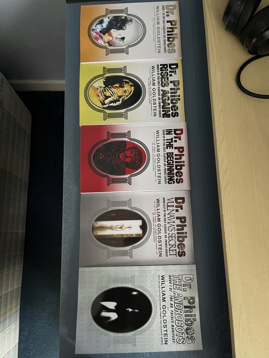 DJDEAR3's tweet image. Today’s shopping trip 1/2: Amazon pickup #drphibes #doctorphibes #williamgoldstein