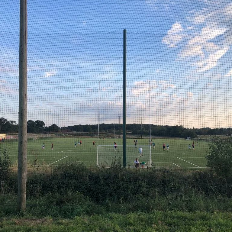 Action from last night's Under-17 Football Semi-finals, a 5-07 to 2-07 win for @CasementsGAA against @SeanMcDermotts1 means they will play @erin_gaa in the final. @warwickshireclg