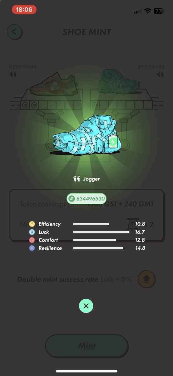 levieuxt0by's tweet photo. 💎Scratched Gift Skin 👟
🩵Big hug 🤗 to all #STEPN addicts, have a wonderful day 🤗
Happy 😊 #STEPNEMBER2 Last #Mint
3️⃣Skin for me 😻
#STEPNEMBER2 #STEPN #GMT #GST #STEPNFriends #STEPNEvent #STEPNFam
#M2e https://t.co/erbIxv0x6K