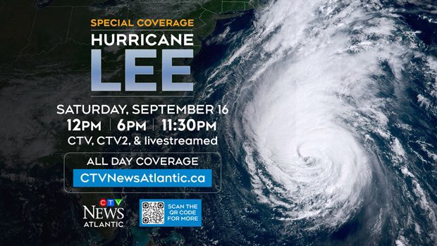 Avery MacRae (@avery_macrae) on Twitter photo For the most up to date coverage on what is now Post Tropical Storm Lee tune into <a href="/CTVAtlantic/">CTV News Atlantic</a>. I will be live from Saint John at 3 ADT with the latest in the Port City. For the most up to date coverage on what is now Post Tropical Storm Lee tune into <a href="/CTVAtlantic/">CTV News Atlantic</a>. I will be live from Saint John at 3 ADT with the latest in the Port City.