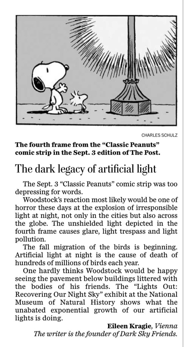 #lightpollution #lighttrespass #birds #Peanuts @washingtonpost @GMU_COS @PlavchanPeter @GMUObservatory @WalterAlcornFFX @fairfaxparks @WolfTrapFriends @AnalemmaSociety @GovernorVA @MayorBowser @NPCA @NPR @nbcwashington @dougkammerer @audubonsociety @johnfoustva @CBSNews @JoeBiden