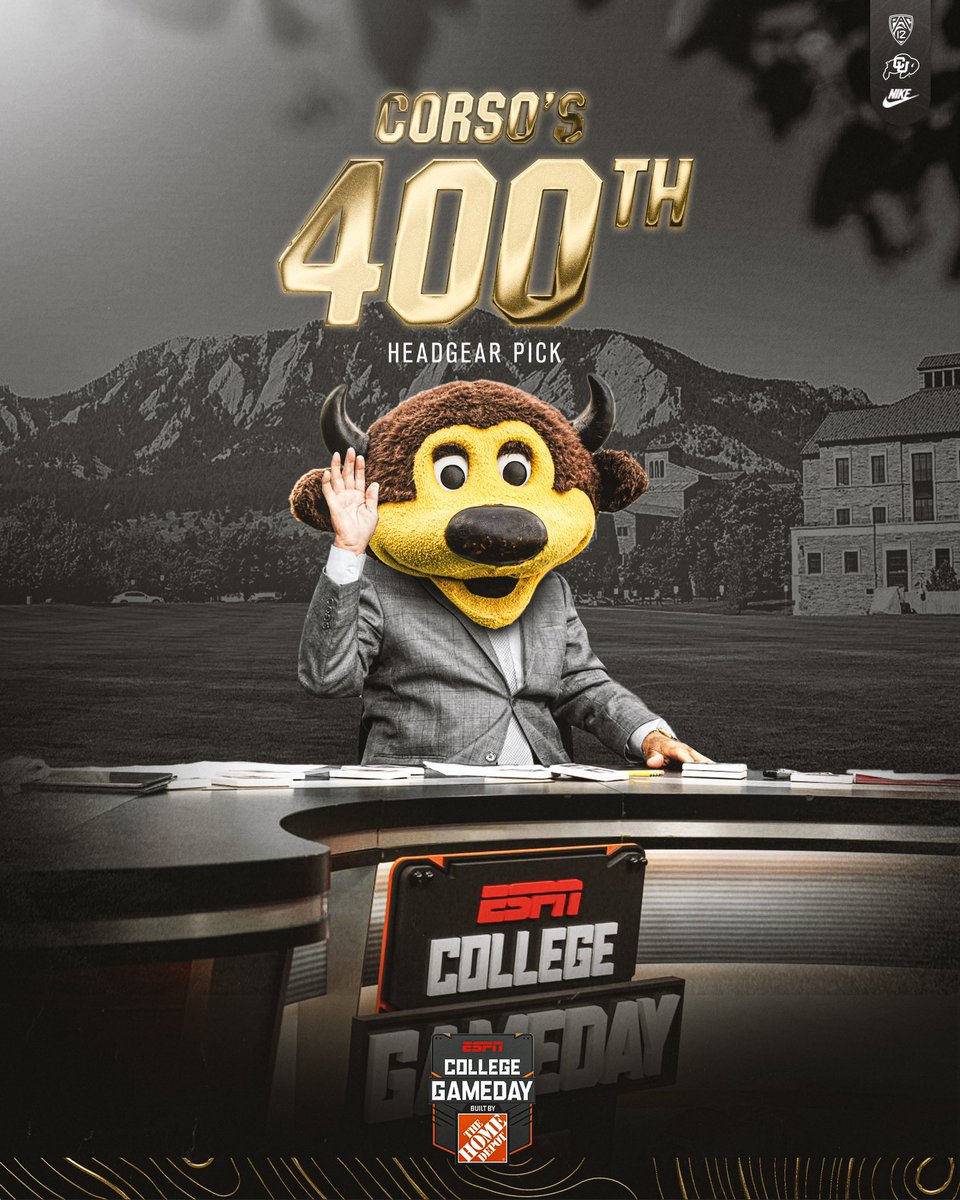 CUBuffs's tweet photo. Pick No. 400 goes to the Buffs 🦬🎉

#GoBuffs https://t.co/ikkO39c66N