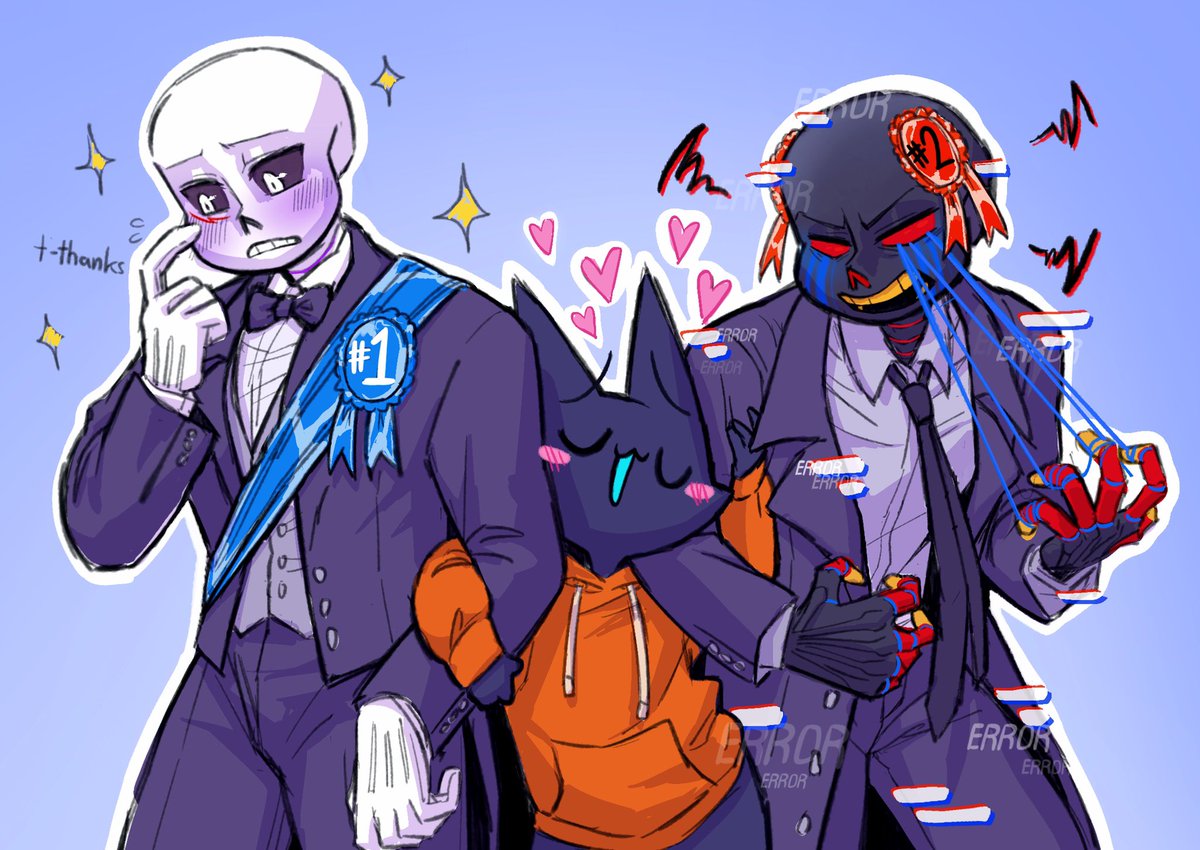 Horray for handsome skellies🎉🎉🎉 
#CROSSSWEEP #ERRORSWEEP