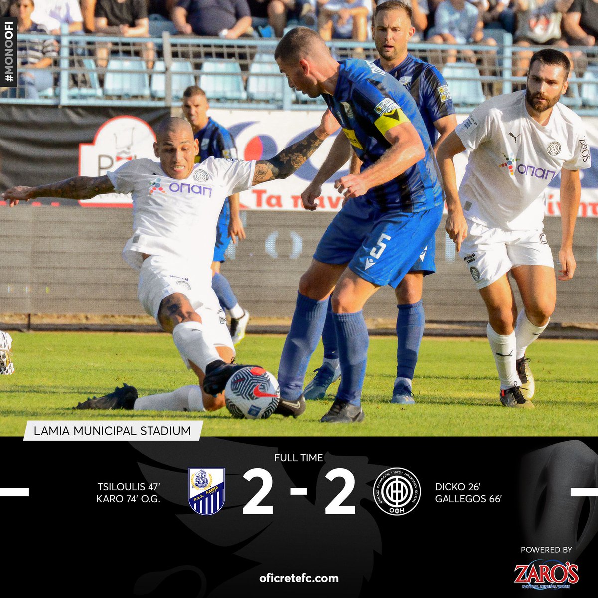 OFI_Crete's tweet photo. #lamofi #oficrete #oficretefc #ofifc #slgr #matchday4 #greece #football #crete #monoofi https://t.co/p6gEDbOlAQ