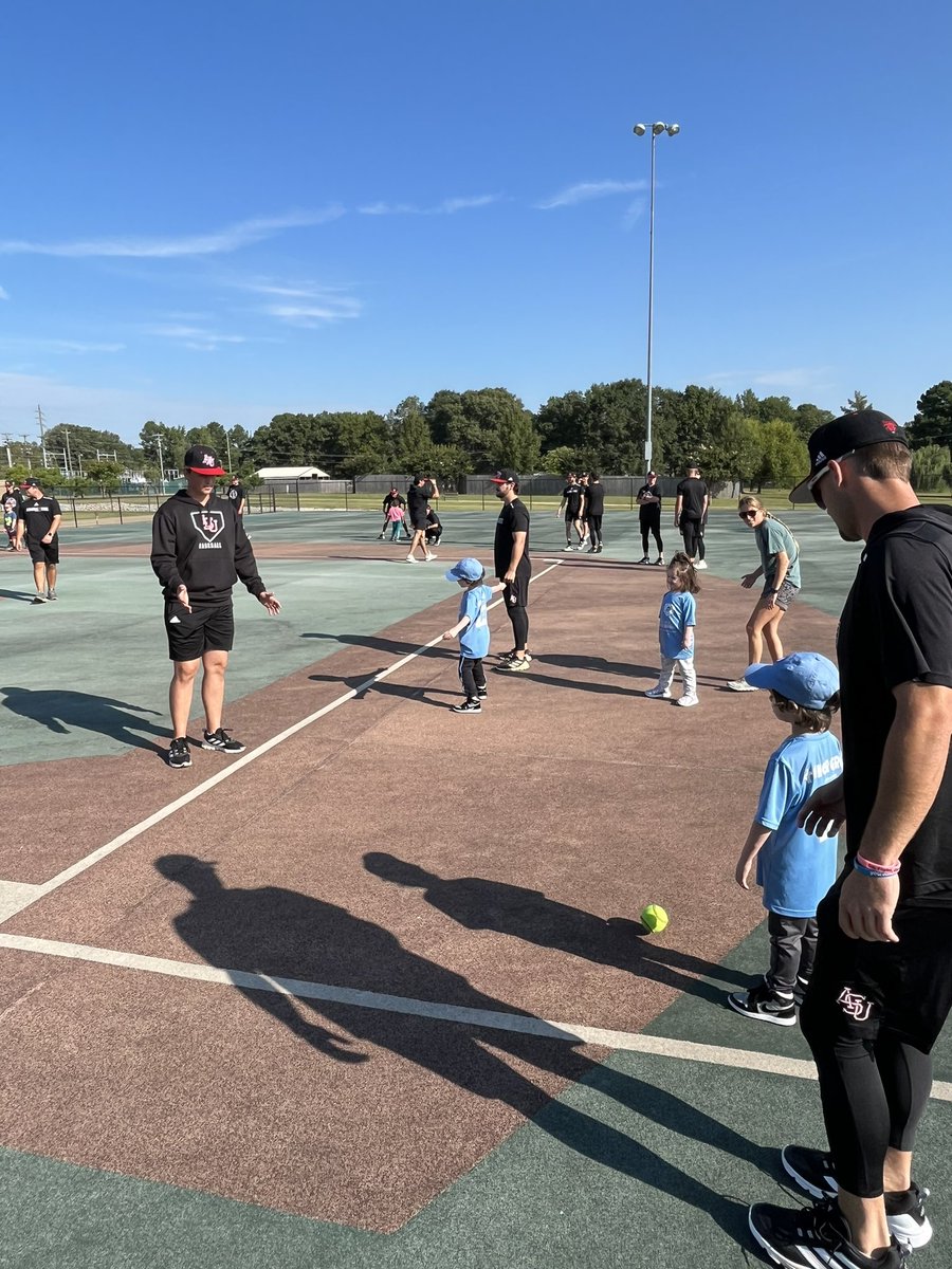 <a href="/AStateBaseball/">Arkansas State Red Wolves Baseball</a> Appreciate being part of Opening Fall Miracle League this morning!@CityofJonesboro <a href="/AStateRedWolves/">Arkansas State Red Wolves Athletics</a>