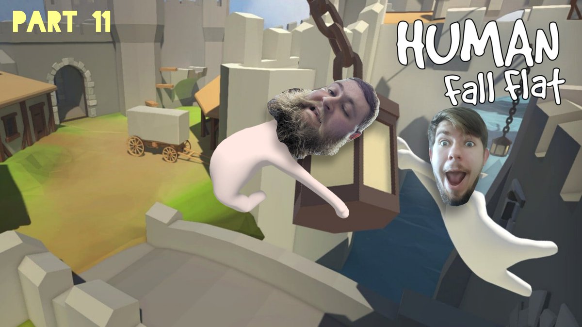 Bearded5quirrel's tweet photo. What's up everyone, new video out now https://t.co/sZf9pSx38j #funny #humanfallflat #friends #FYP #hilarious https://t.co/kY7EZDG4V6