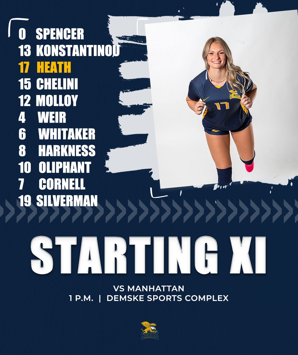 Starting XI at The Demske
#Griffs