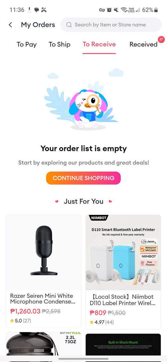 BillOmbao's tweet photo. Sharing a recent @LazadaPH scam I encountered the other day

So I got a call from a rider informing me that I have a package that must be paid via COD. I haven't used Lazada for weeks now but I still double checked the app, and there's nothing. https://t.co/cxuohwTgED