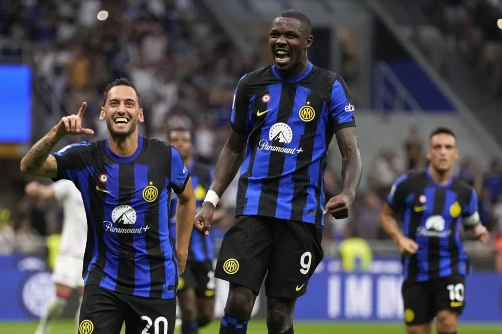 FBiasin's tweet photo. Ribadisco: minchia, #Thuram. Devastante. https://t.co/XiDTzzQ4Z3