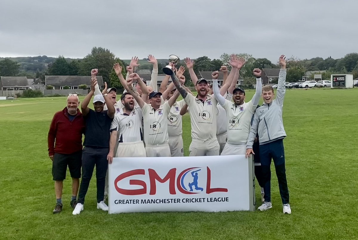🏆🏏 We did it! Uppermill Cricket Club's 1st Team are  officially the 2023 GMCL Division 1 CHAMPIONS! 🥇🎉

But that's not all - the excitement doesn't end here! 🚀 Our 1st Team will also be gearing up for a promotion next year! 🌟