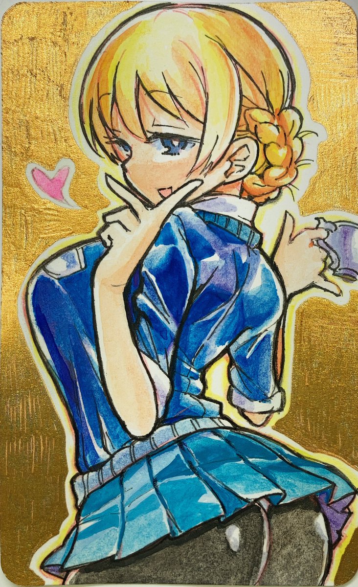 ダージリン(ガルパン) 「#ダージリン生誕祭2023 ダー様誕オメです記念にダージリン 」|なべゆ@C102(土)東34a🧊のイラスト
