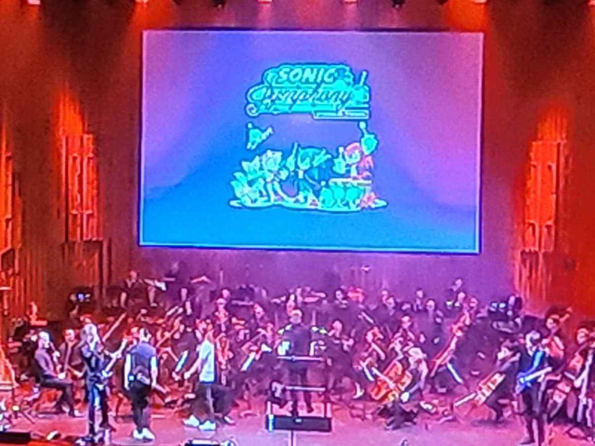 D1Smurphy's tweet photo. Symph me right round like a hedgehog baby. 

Any chilli dogs going? #SonicSymphony #Sonic #GetAloadofThis https://t.co/bRIhyOwS6E