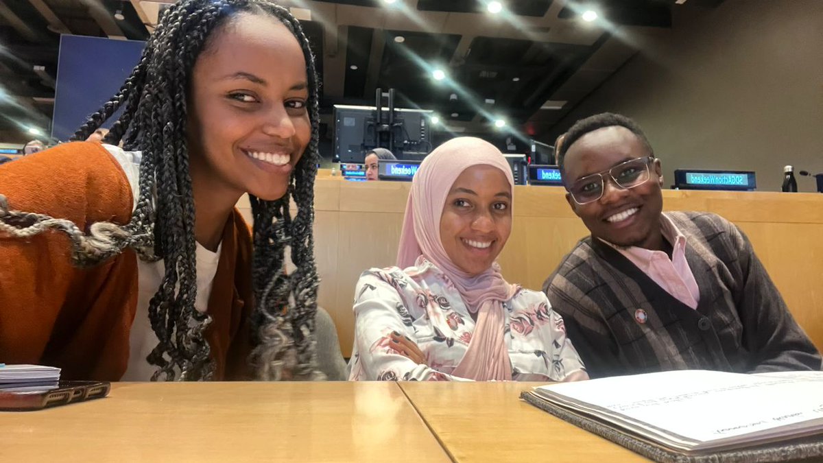 UNAUGANDA's tweet image. African UN youth @AUNYD_2023 delegates attend the #SDGActionWeekend. 

#Youth engage in discussions   around shifting power together with youth as #torchbearers for the SDGs.

Glad to have @UNAUGANDA represented by @nadyrislam one of the Ugandan @AUNYD_2023 delegates