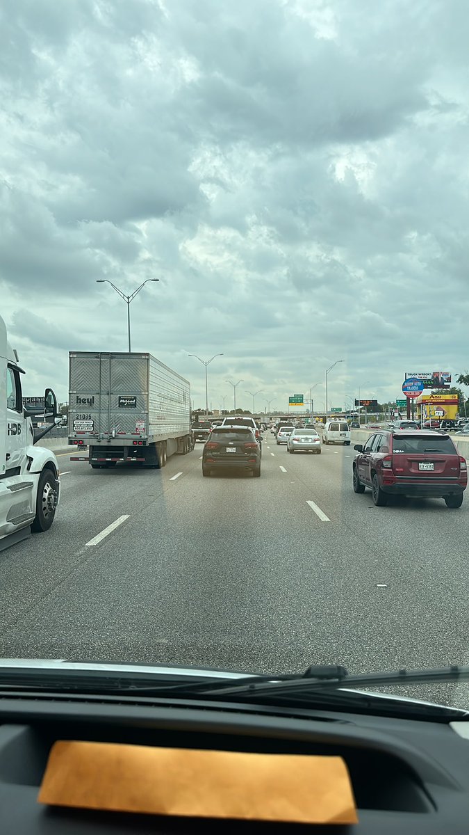 WyoFBEQ's tweet photo. View from the road as we make our way to the stadium. Little more game day traffic than normal. #SetupCrew #FirstInLastOut #RideForTheBrand https://t.co/6A6NZgJkzh