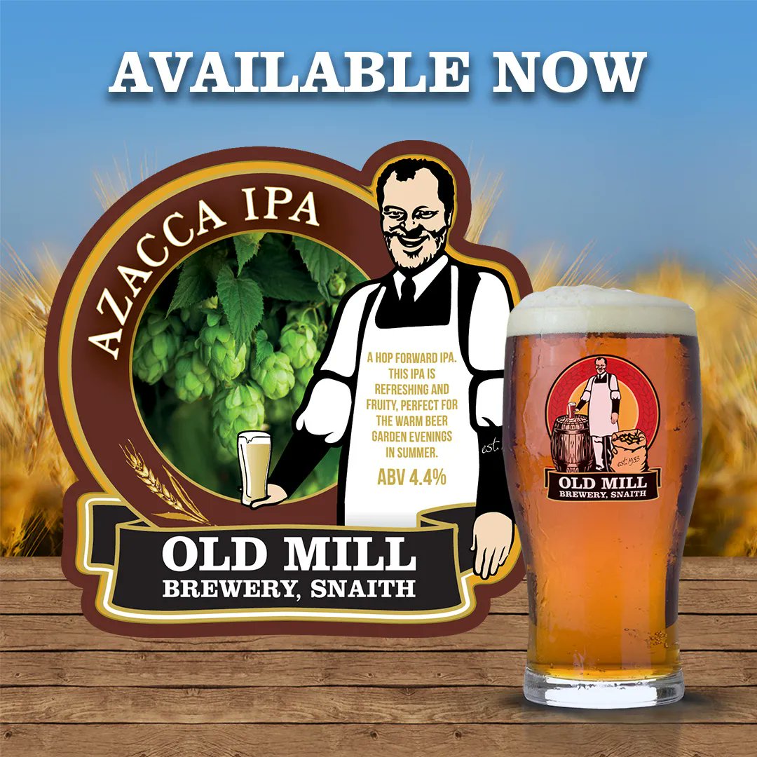 ❕ Now Available - Azacca IPA 🍺 

We're delighted to bring back one of our seasonal ales – the Azacca IPA! Bursting with tropical fruit flavours and a hint of citrus, it's the perfect way to embrace the changing seasons. 🍍 

Shop here: buff.ly/3PGR3f2