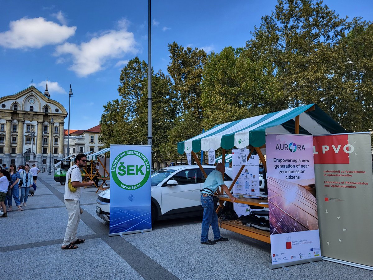 s3k_si's tweet photo. [Sedaj se dogaja] LPVO &amp; @AuroraLjubljana &amp; ŠEK na #FutureZERO - enem največjih dogodkov v Evropskem tednu mobilnosti v Sloveniji. https://t.co/kHbfdBzXgW