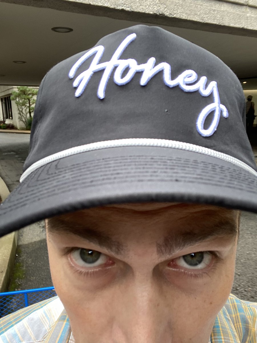thewilltosell's tweet photo. Dear @PlayHoneyland are the honey hats available for shipment? I met a friend today who wouldn’t take the hat off my head but they would like to have one of their own.
Can we make this happen?
#notaselfie https://t.co/4Ad66mgzdE