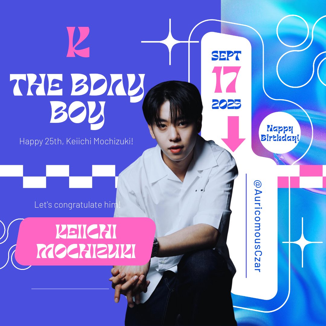 ㅤ

𝘽𝙄𝙍𝙏𝙃𝘿𝘼𝙔 𝘽𝙊𝙔
▬▬▬▬▬▬▬▬▬▬

Happy  25th,  our  Keiichi!

<a href="/AuricomousCzar/">𝐊.</a>
#KtheBirthdayBoy

Today,  we celebrate you and
the   beautiful  life  you  have.
May    your  birthday    be    as
wonderful as you are. We are
so proud of you.

Enjoy your cake! 🎂

ㅤ