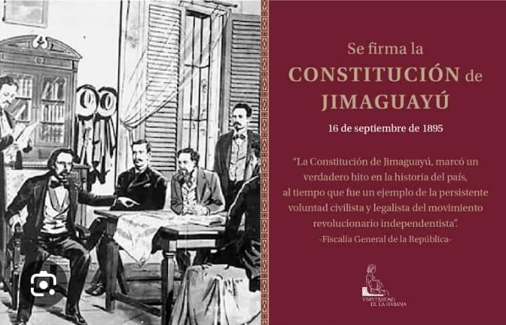El 16 de septiembre de 1895 fue aprobada en los campos de la localidad de Jimaguayú, en la provincia de Camagüey, la Carta Magna de la República de Cuba en Armas. #CubaViveEnSuHistoria #SanJuanYMartínez #PinardelRío #CubaMined
