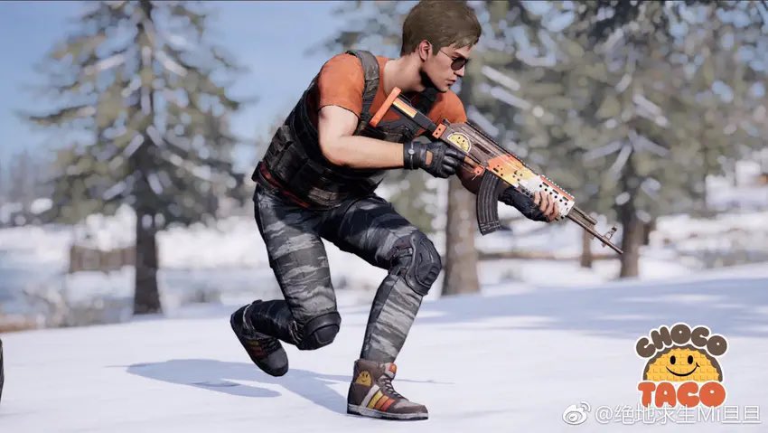 ZE1oc9's tweet photo. @chocoTaco @CurdStuff @PUBG_US Looking forward to Chocotaco's co branded skin returning to Pubg store again https://t.co/ApZMRNXSda