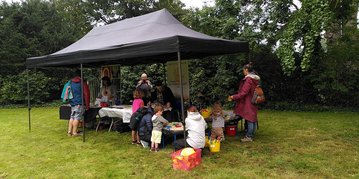 A fun day helping to run #BristolsBrilliantArchaeology today! There were a lot of Romans and Vikings.